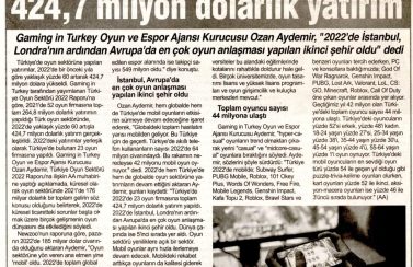 Gaming in Turkey Newsroom Turkey Game Market 2022
