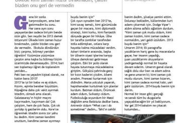 Gaming in Turkey Newsroom HWP Dergisi 01/2014