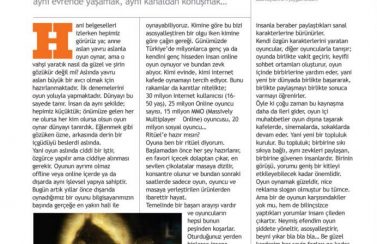 Gaming in Turkey Newsroom HWP Dergisi 04/2013