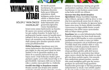 Gaming in Turkey Newsroom HWP Dergisi 06/2016