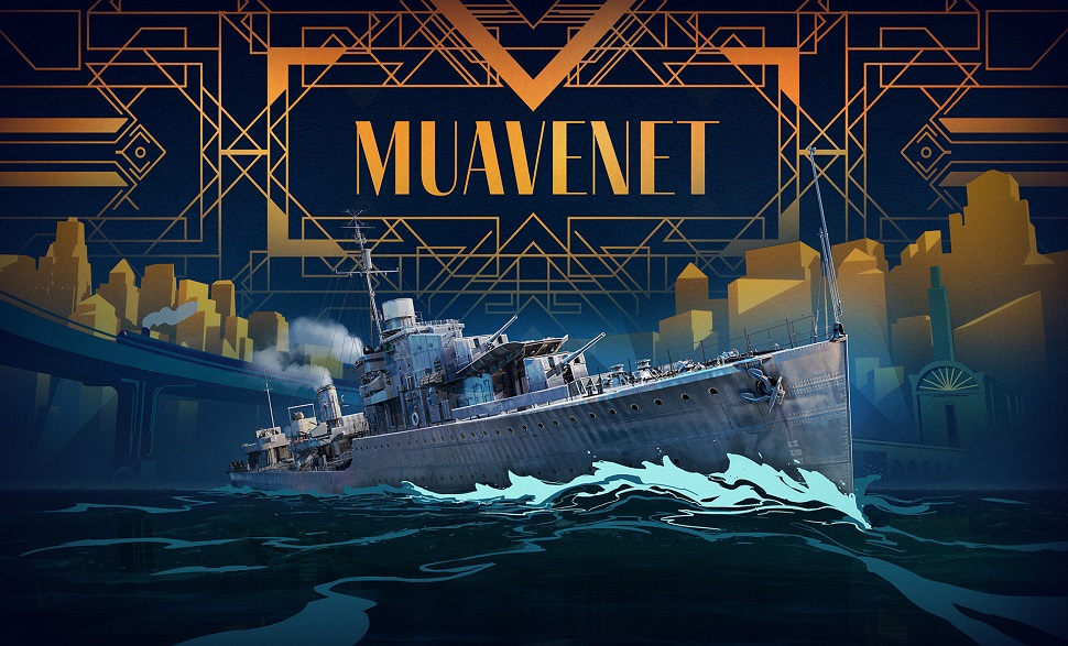 World of Warships Turkish Ship The Muavenet