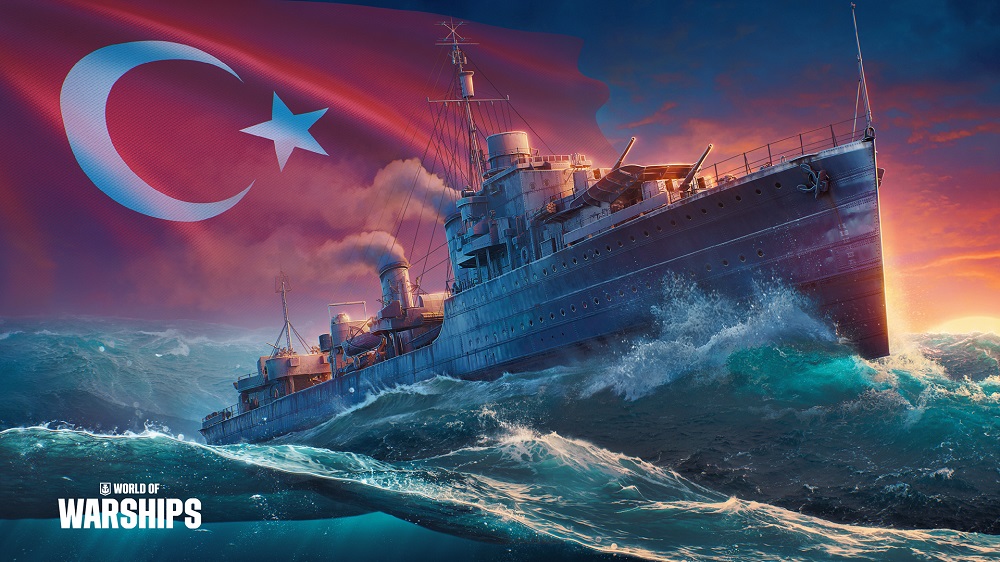 World of Warships Turkish Ship The Muavenet