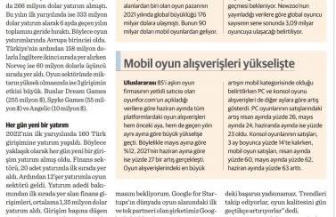 Gaming in Turkey Newsroom Dünya Gazetesi
