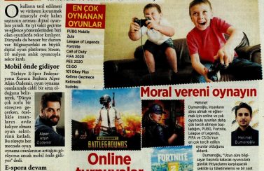 Gaming in Turkey Newsroom Milliyet 23.03.2020
