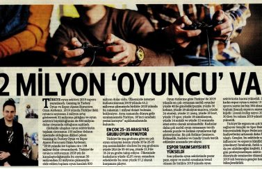 Gaming in Turkey Newsroom Hürriyet 23.03.2020