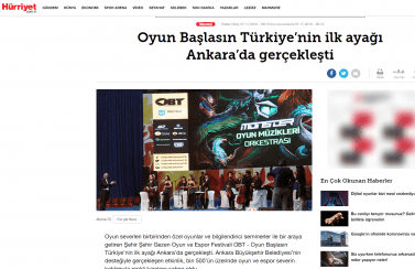 Gaming in Turkey Newsroom Hürriyet.com.tr 7 Kasım 2019