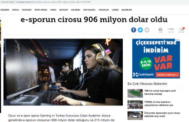 Gaming in Turkey Newsroom Hurriyet.com.tr 08.10.2019