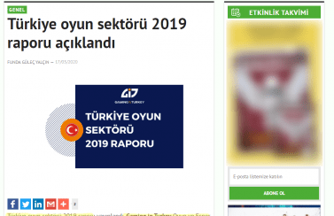 Gaming in Turkey Newsroom Fintechtime.com 17 Mart 2020
