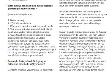 Gaming in Turkey Newsroom Founder Dergisi 06.08.2019 04