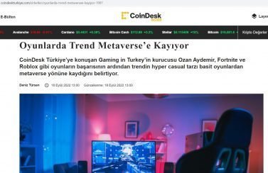 Gaming in Turkey Newsroom Coindesk 04.09.2022