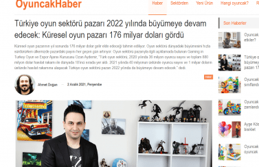 gaming in turkey newsroom aralik 2021 Oyuncakhaber.com