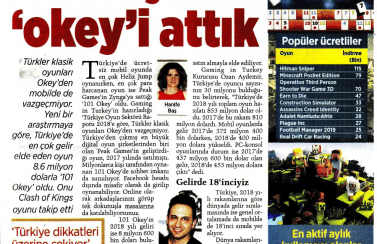 Gaming in Turkey Newsroom Milliyet 23.03.2019