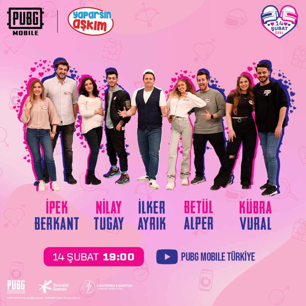 PUBG Mobile February 14 Yaparsın Aşkım Show