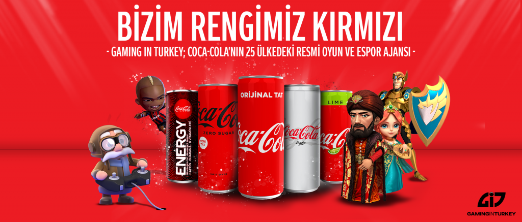 Bizim Rengimiz Kırmızı Coca-Cola'nın Oyun ve Espor Ajansı
