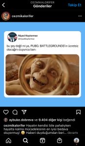 PUBG: BATTLEGROUNDS Instagram Seeding Marketing
